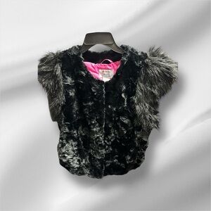 Neiman Marcus Skaist Taylor Faux Fur Vest